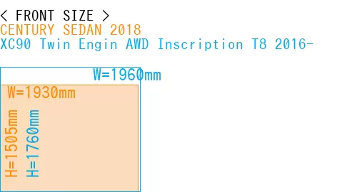 #CENTURY SEDAN 2018 + XC90 Twin Engin AWD Inscription T8 2016-